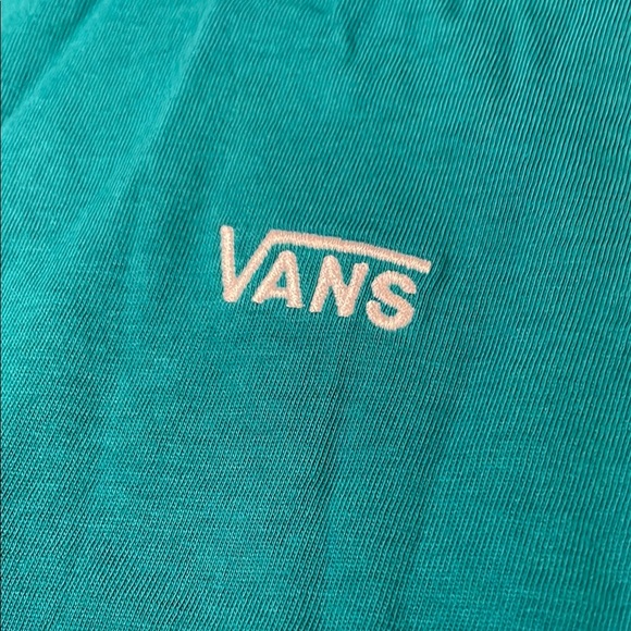 Vans Teal, Pink, and White Colorblock T-Shirt - Picture 2 of 6